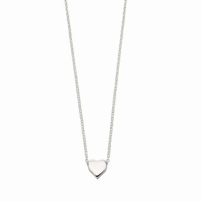 Beginnings Sterling Silver Single Heart 42 2cm Necklaces N3545