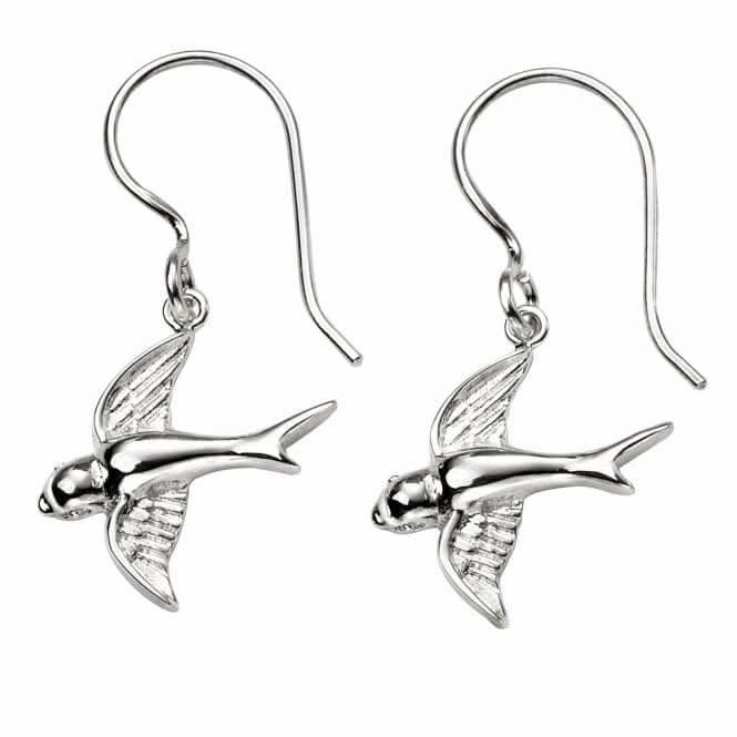 Beginnings Sterling Silver Swallow Earrings E5739