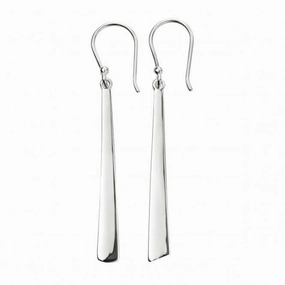 Beginnings Sterling Silver Tapered Bar Earrings E5763