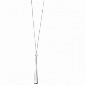 Beginnings Sterling Silver Tapered Bar Necklaces N4331