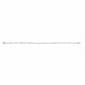 Beginnings Sterling Silver Twisted Chain Bracelet B4327