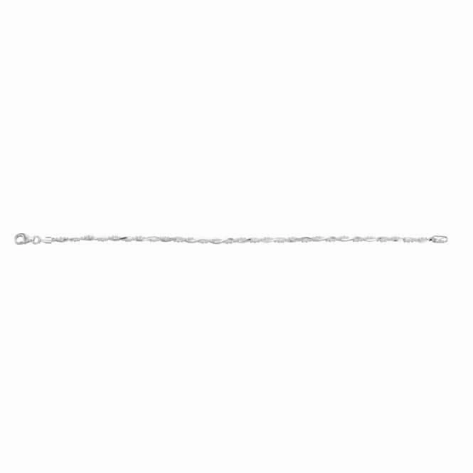 Beginnings Sterling Silver Twisted Chain Bracelet B4327