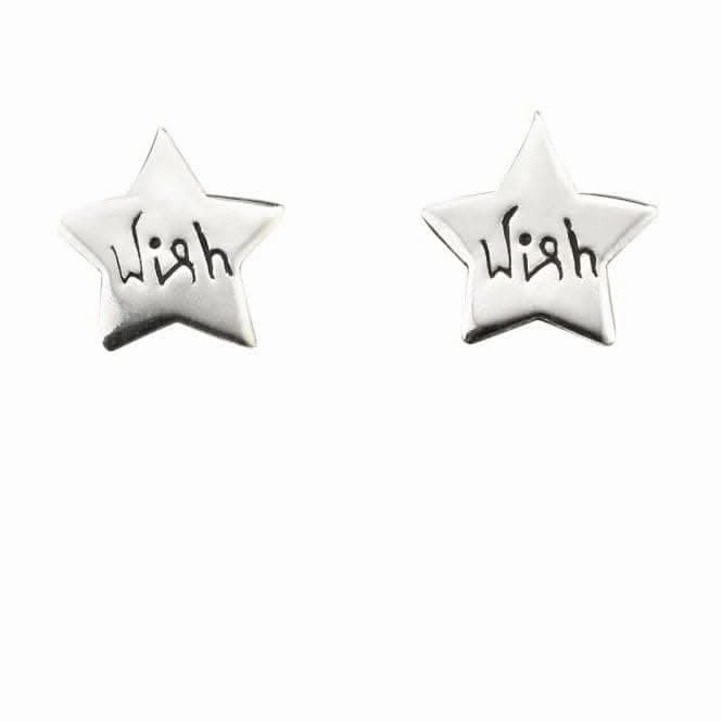 Beginnings Sterling Silver Wish On A Star Earrings A2029