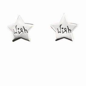 Beginnings Sterling Silver Wish On A Star Earrings A2029