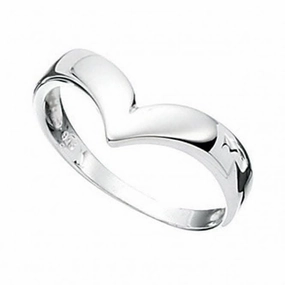 Beginnings  Sterling Silver Wishbone Ring R845