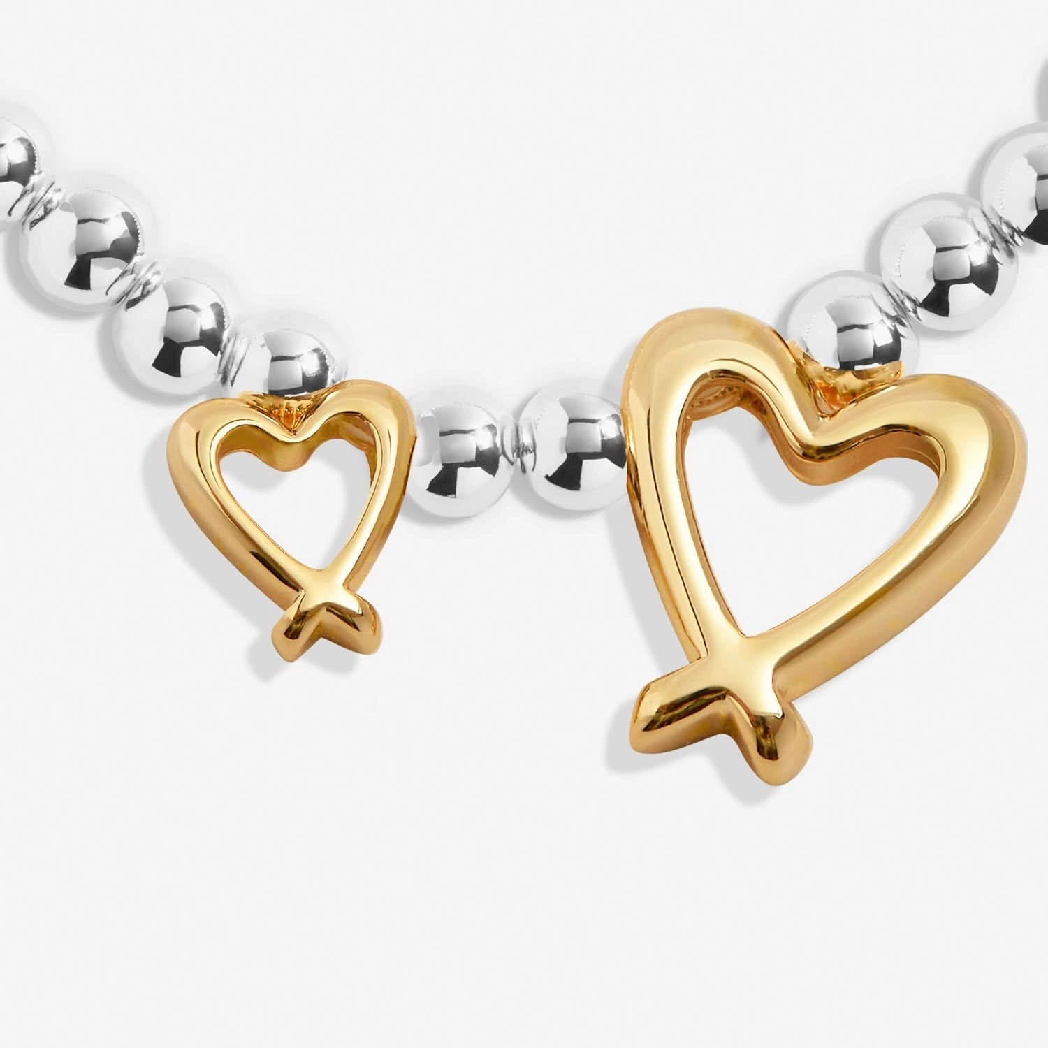 Boxed A Little With Love Silver Gold Plated Bracelet 7618
