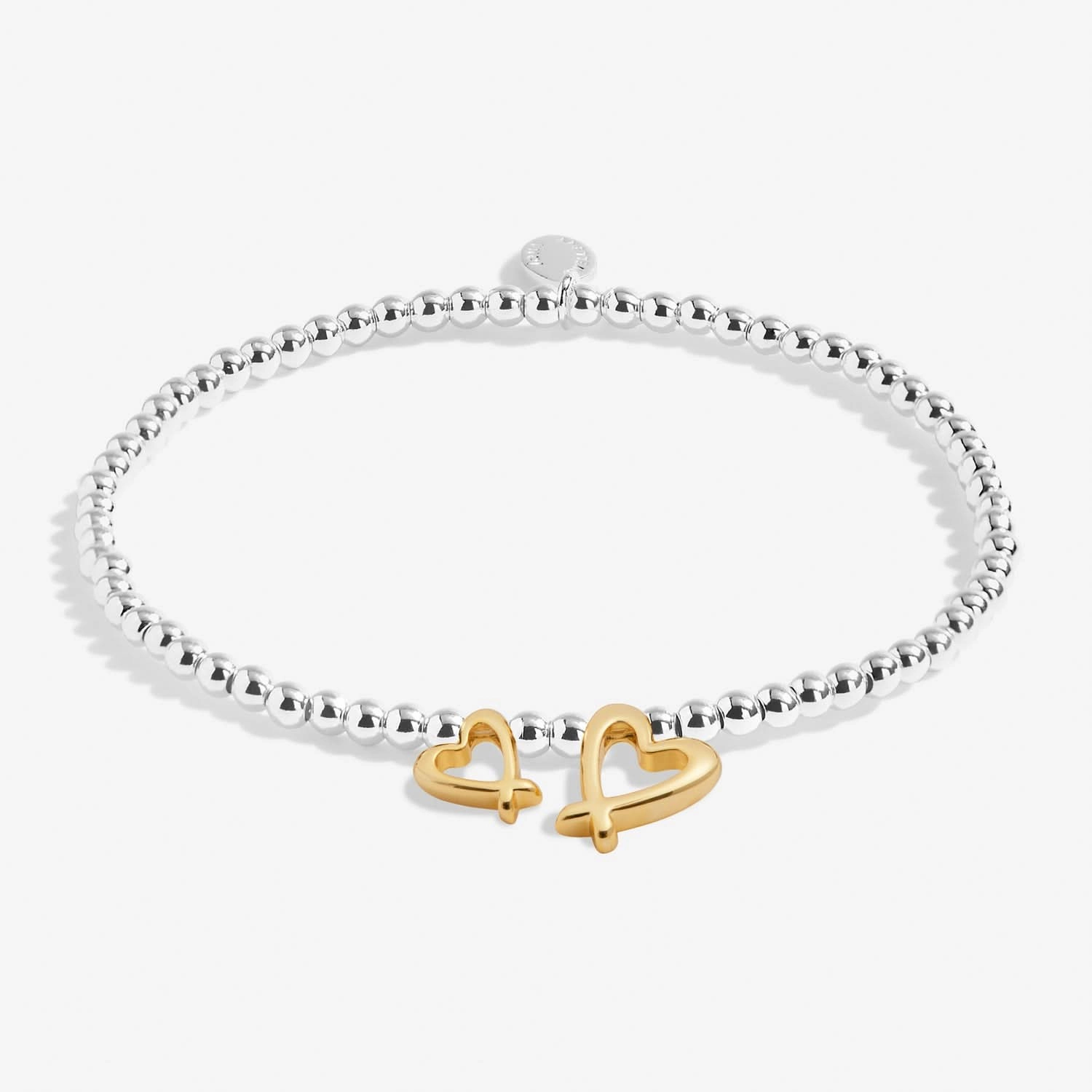 Boxed A Little With Love Silver Gold Plated Bracelet 7618