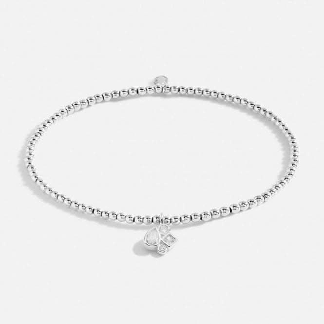 Bridal A Little Beautiful Bride Silver Plated 17.5cm Bracelet 7033