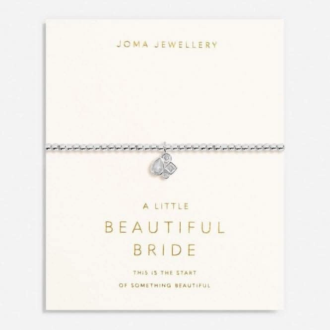 Bridal A Little Beautiful Bride Silver Plated 17.5cm Bracelet 7033
