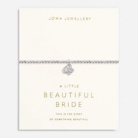 Bridal A Little Beautiful Bride Silver Plated 17.5cm Bracelet 7033