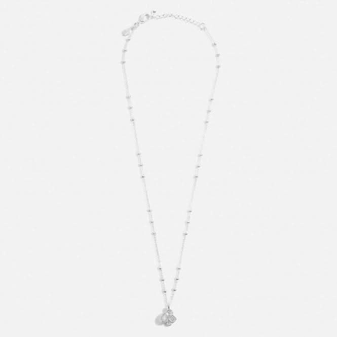 Bridal A Little Beautiful Bride Silver Plated 46cm   5cm Necklace 7030