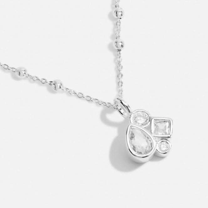 Bridal A Little Beautiful Bride Silver Plated 46cm   5cm Necklace 7030