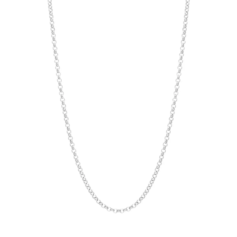Cameo Italy Sterling Silver 45cm Chain D
