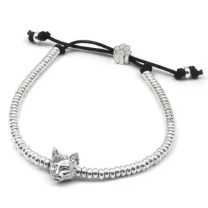 Cat Fever Sterling Silver Norwegian Forest Cat Muzzle Bracelet