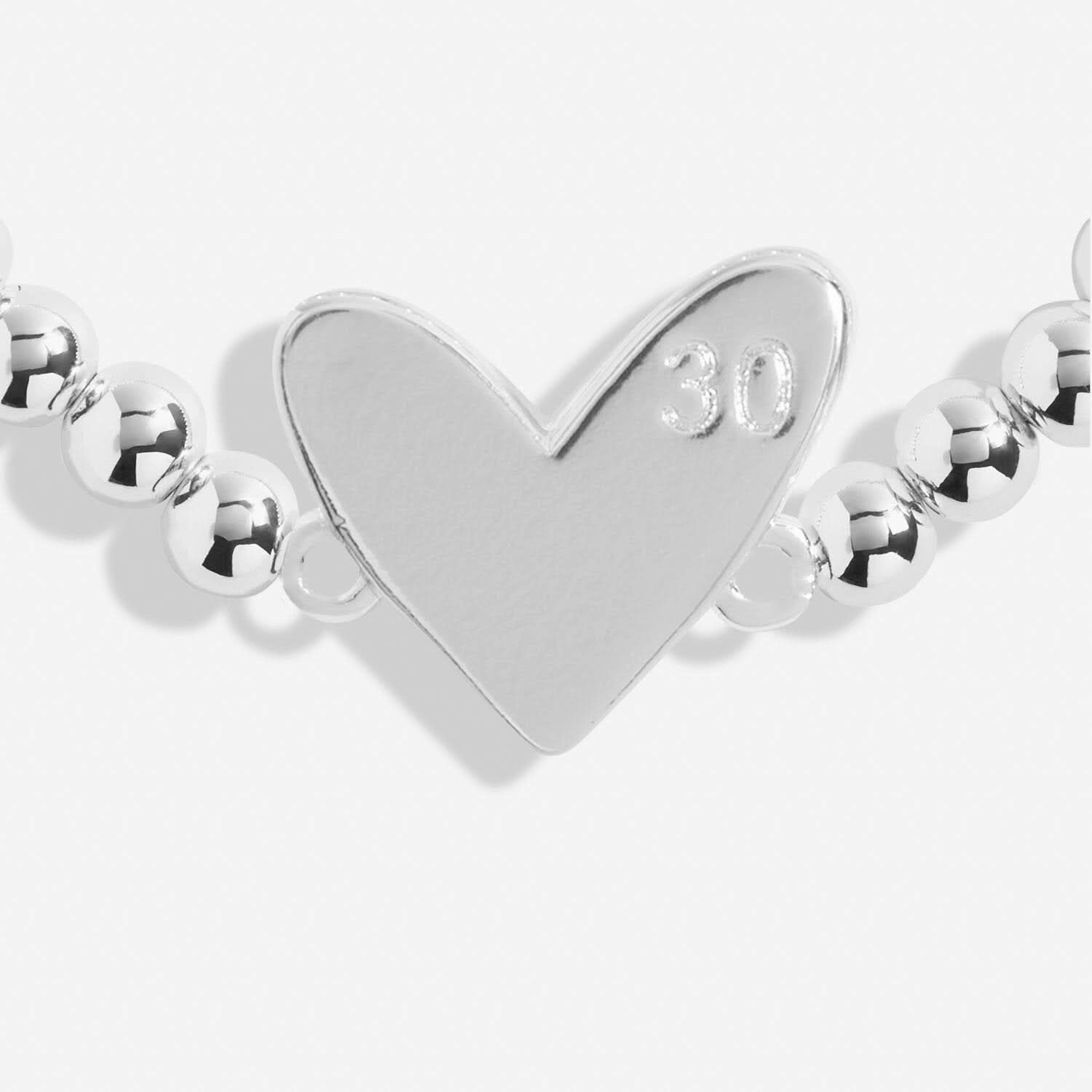 Celebrate You Gift Box Happy 30th Birthday Silver Plated Set Of 3 Bracelets 7068