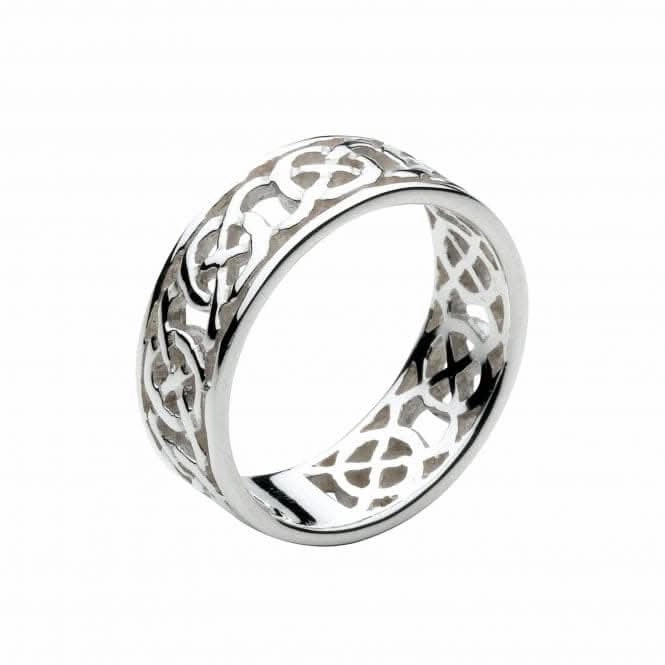 Celtic Open Wavy Knotwork Band Ring 2285HP