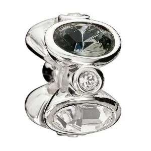 Chamilia Charm Majestic Ovals Black & White D