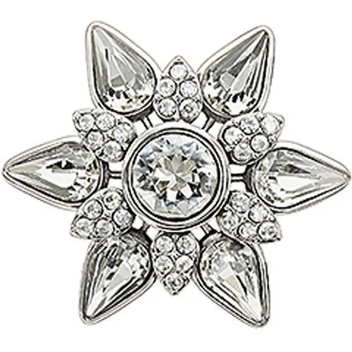 Chamilia Charm Snowflake Lock Silver