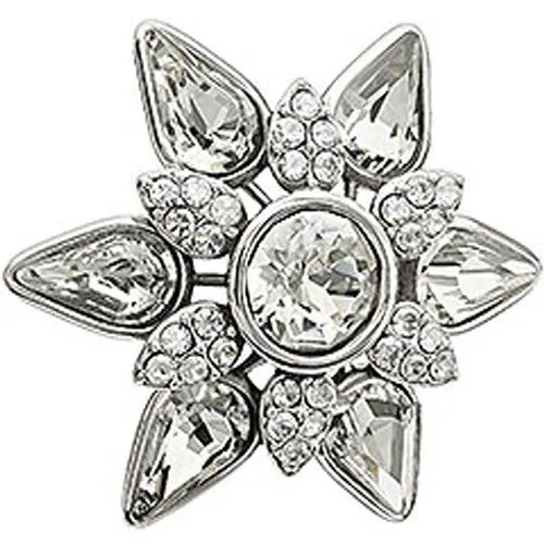 Chamilia Charm Snowflake Lock Silver