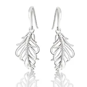 Chamilia Earrings Feather Silver
