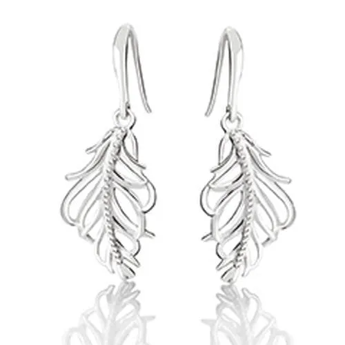 Chamilia Earrings Feather Silver
