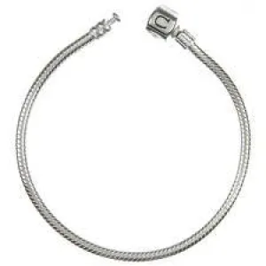 Chamilia Sterling Silver Snap Charm Bracelet 17cm D