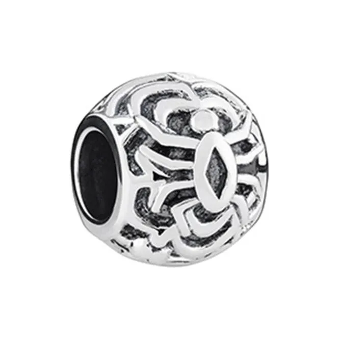 Chamilia Sterling Silver Tangled Web Charm D