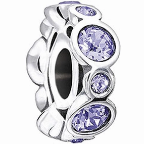 Chamilia Charm Birthstone Jewels June Silver