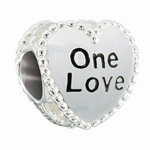 Chamilia Charm Candy Hearts One Love Silver