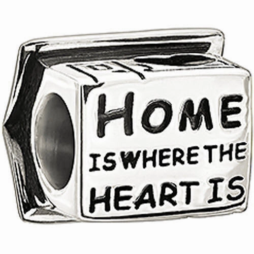 Chamilia Charm Home Is Where The Heart Is Silver