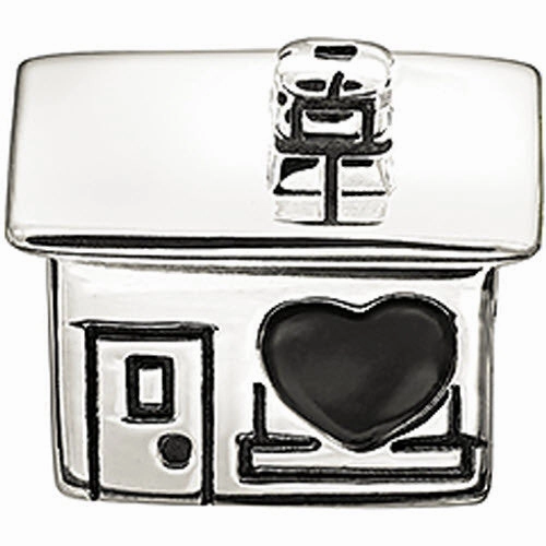 Chamilia Charm Home Is Where The Heart Is Silver
