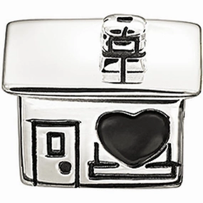 Chamilia Charm Home Is Where The Heart Is Silver