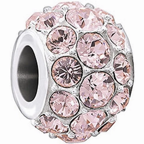 Chamilia Charm Splendor Vintage Rose Silver