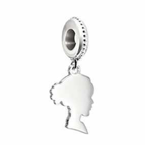 Chamilia Sterling Silver Girl Silhouette Charm D