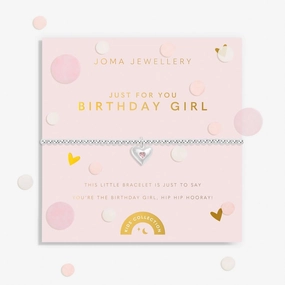 Children's Confetti A Little Just For You Birthday Girl Bracelet C841