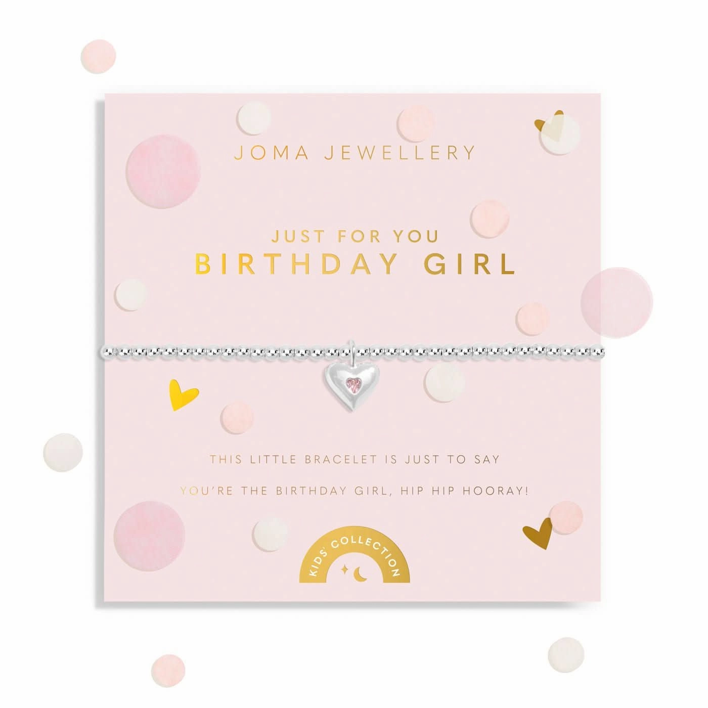 Children's Confetti A Little Just For You Birthday Girl Bracelet C841