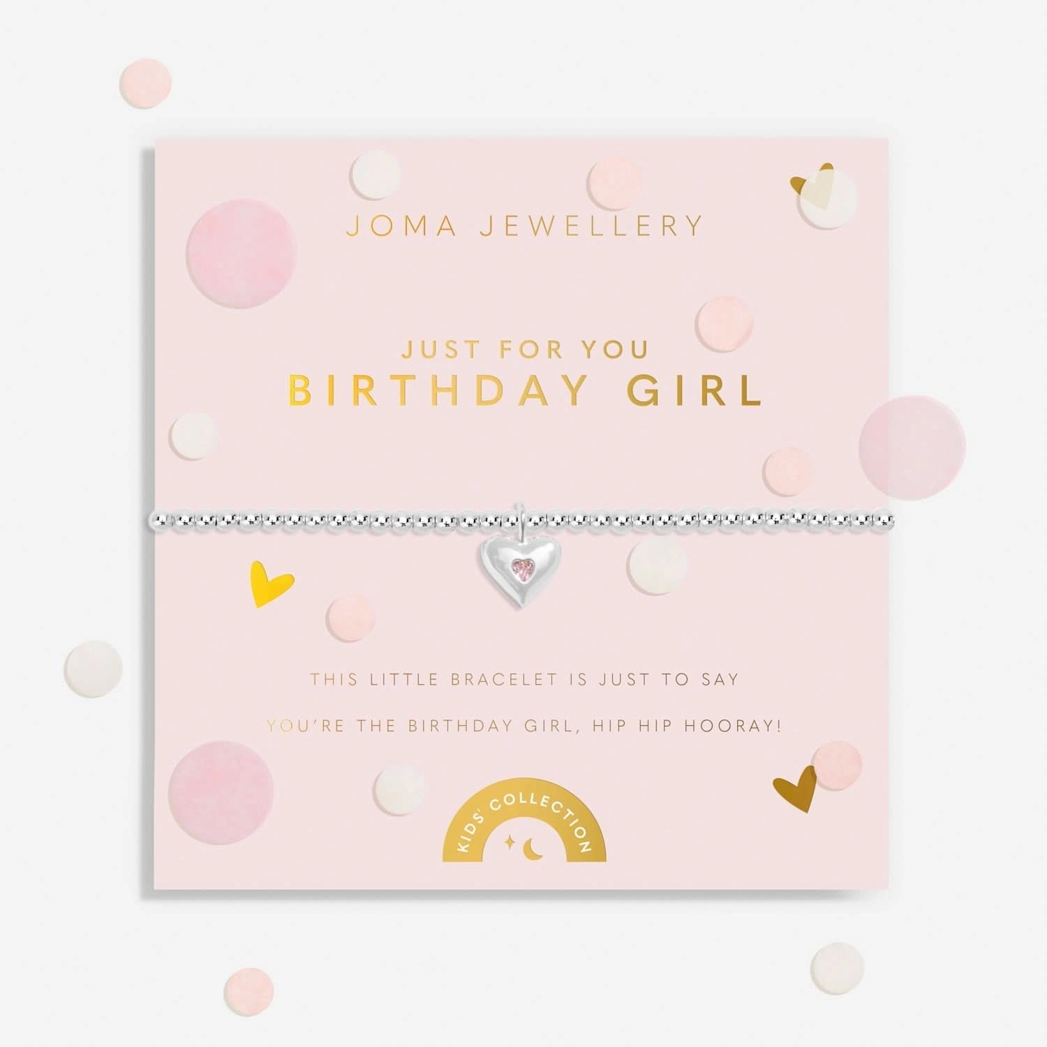 Children's Confetti A Little Just For You Birthday Girl Bracelet C841