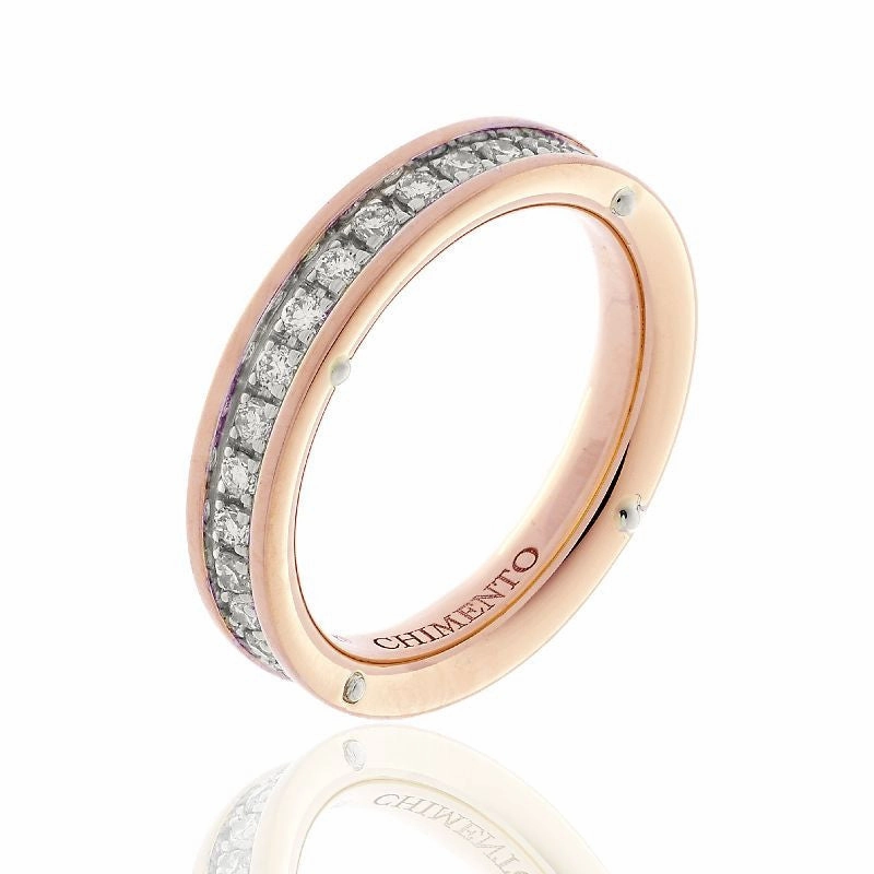 Chimento Aeternitas 18ct Rose Gold 0.58ct Diamond Full Eternity Ring