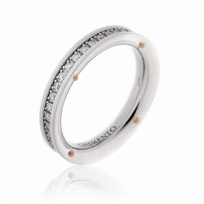 Chimento Aeternitas 18ct White Gold 0.31ct Diamond Full Eternity Ring