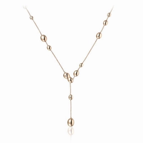 Chimento Armillas Acqua 18ct Rose Gold Diamond Necklace