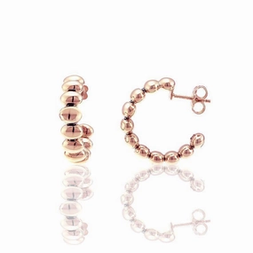 Chimento Armillas Acqua 18ct Rose Gold Hoop Earrings