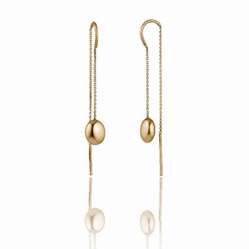 Chimento Armillas Acqua 18ct Rose Gold Threader Earrings