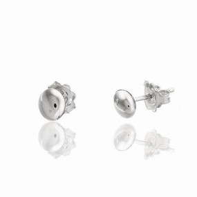 Chimento Armillas Acqua 18ct White Gold Stud Earrings