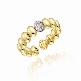 Chimento Armillas Acqua 18ct Yellow Gold 0.07ct Diamond Ring