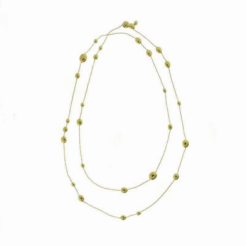 Chimento Armillas Acqua 18ct Yellow Gold Diamond Droplets Necklace