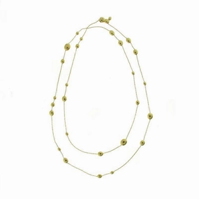 Chimento Armillas Acqua 18ct Yellow Gold Diamond Droplets Necklace
