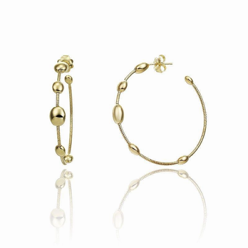 Chimento Armillas Acqua 18ct Yellow Gold Large Hoop Earrings
