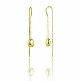 Chimento Armillas Acqua 18ct Yellow Gold Threader Earrings
