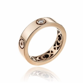 Chimento Armillas Be Mine 18ct Rose Gold 0.07ct Diamond Ring