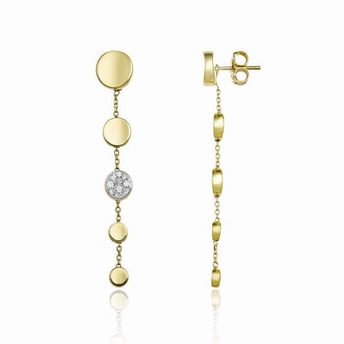 Chimento Armillas Glow 18ct Yellow Gold 0.23ct Diamonds Earrings
